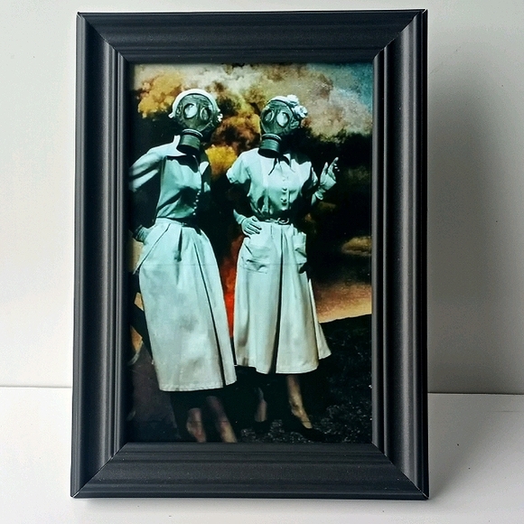 GasMask Nurses Edgy Oddity Gothic Punk Rock Home - Picture 6 of 7